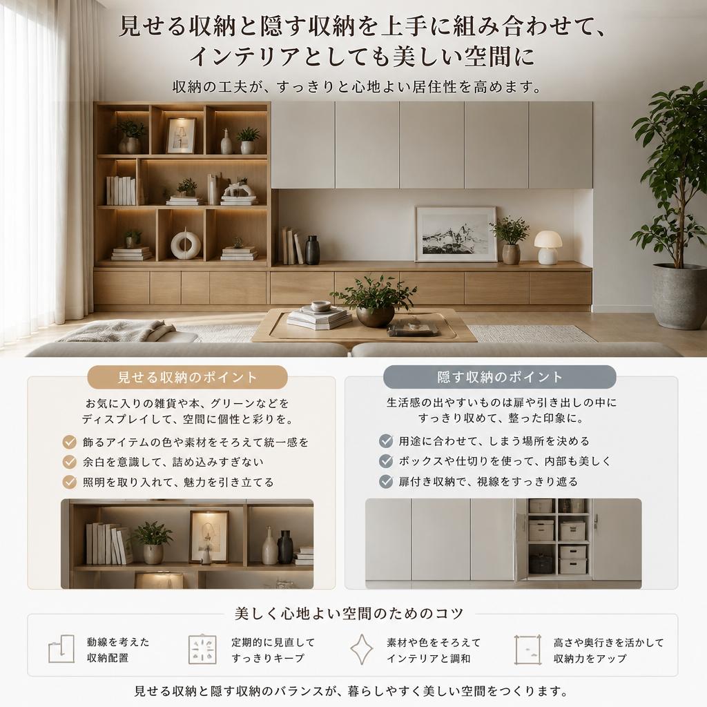 収納を活かしたインテリアの工夫