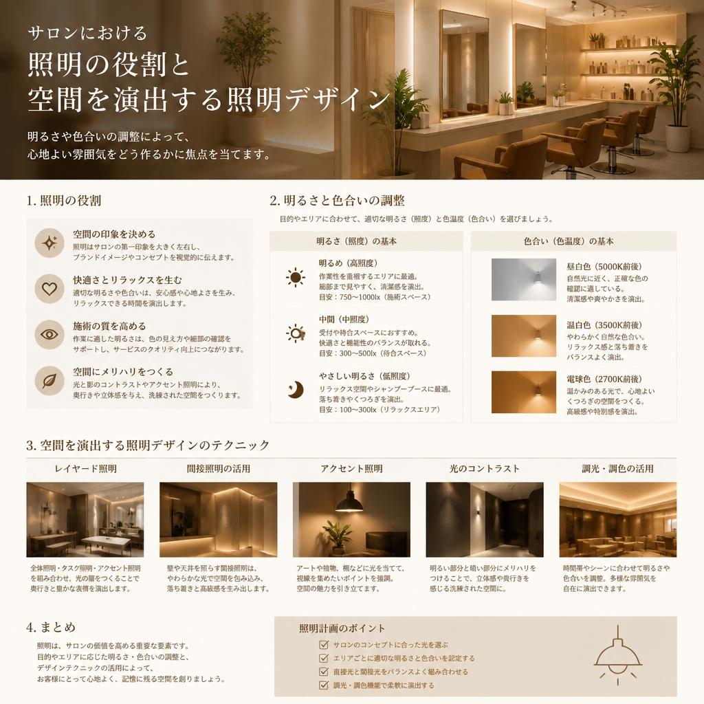 3. 照明デザインの技術と工夫