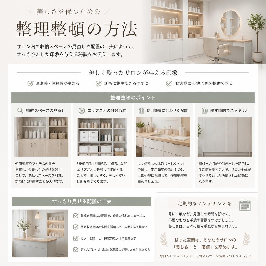 4. 整理整頓で生まれる美しい空間