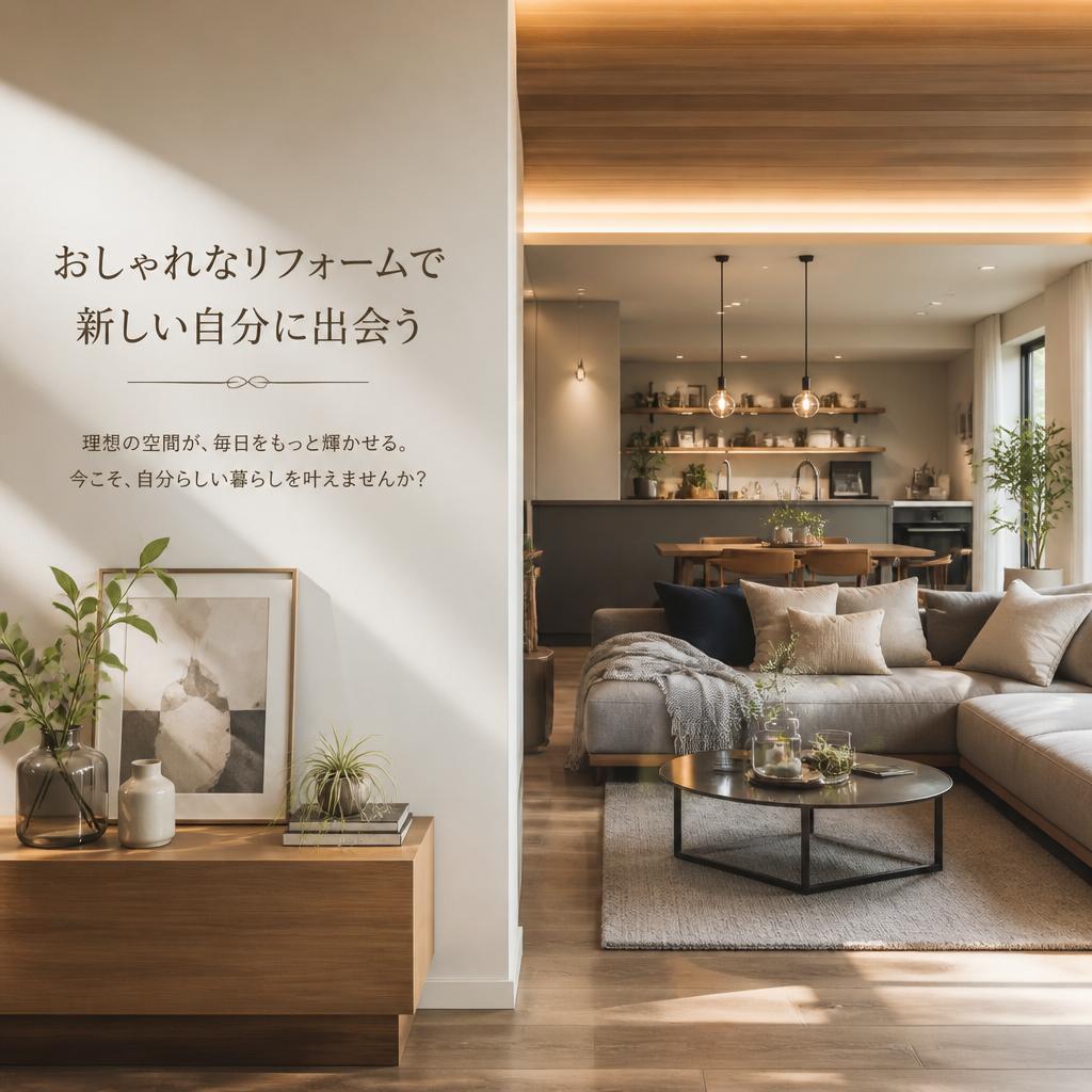 おしゃれなリフォームで新しい自分に出会う
